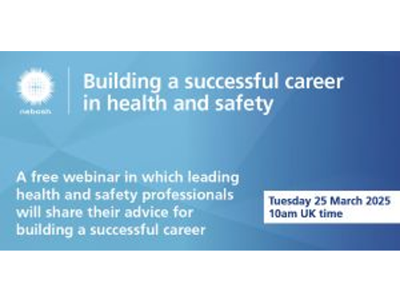 NEBOSH welcomes health and safety experts for a free career webinar