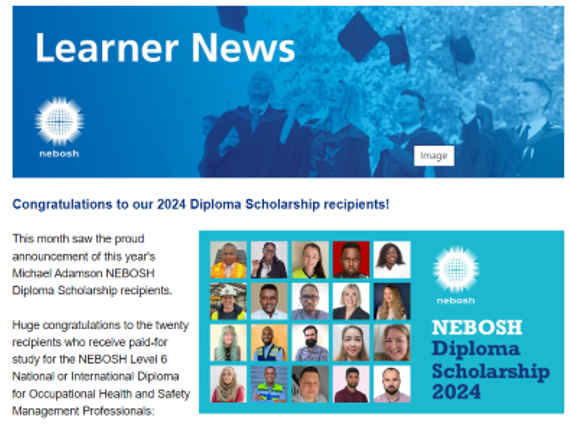 NEBOSH Learner News July 2024