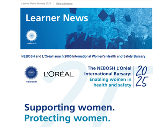 NEBOSH Learner Newsletter January 2025