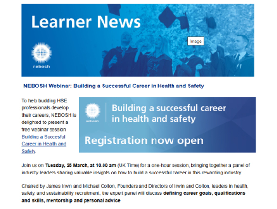 NEBOSH Learner Newsletter February 2025