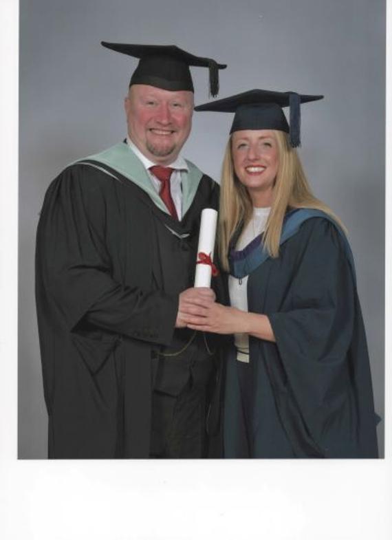 Husband and wife duo graduate with a NEBOSH Diploma on the same day.