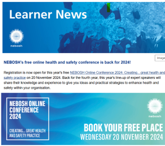 NEBOSH Learner news October 2024