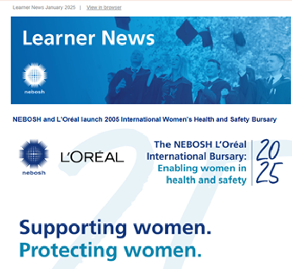 NEBOSH Learner Newsletter January 2025